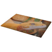 Gele leopard Gecko Cutting Board Snijplank (Hoek)