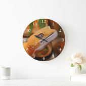 Gele leopard Gecko Grote Klok (Huis)