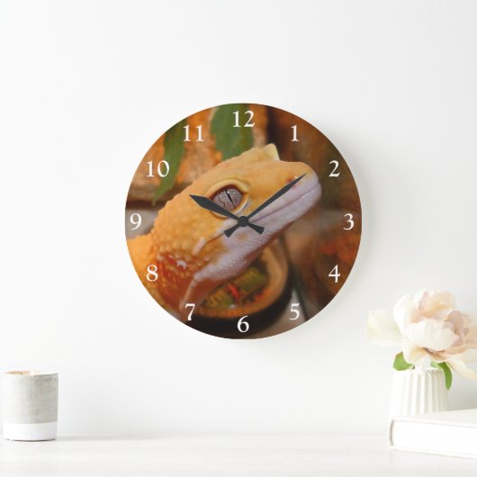 Gele leopard Gecko Grote Klok (Huis)