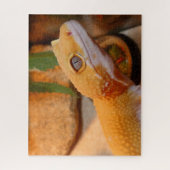 Gele leopard Gecko Legpuzzel (Verticaal)