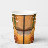 Gele leopard Gecko Papieren Bekers (Rechts)