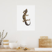 Gele leopargekko poster (Keuken)