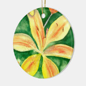 Gele leugens in de tuin keramisch ornament (Links)