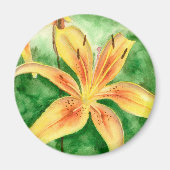 Gele leugens in de tuin magneet (Voorkant)