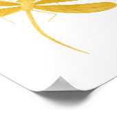 gele libel poster (Hoek)