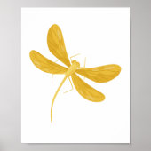 gele libel poster (Voorkant)