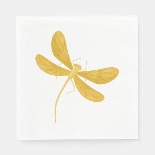 gele libel servet (Voorkant)