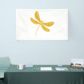 gele libel spandoek (Beurs)