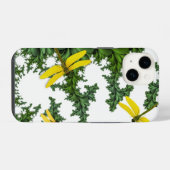 Gele libellen iPhone hoesje (Achterkant horizontaal)