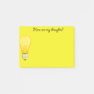 Gele lichte notitieblokken post-it® notes