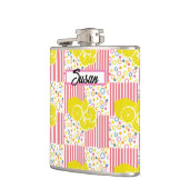 Gele lichtroze stripper Summer Heupfles (Links)