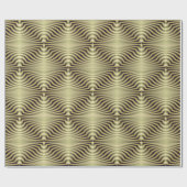 Gele lichtspanningsstapes cadeaupapier (Vlak)