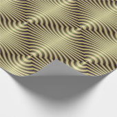 Gele lichtspanningsstapes cadeaupapier (Hoek)