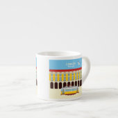 Gele  lifttram espresso kop (Voorkant rechts)