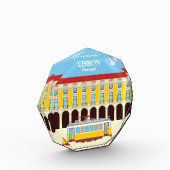 Gele  lifttram fotoblokken (Links)