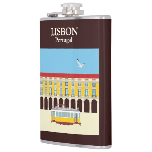 Gele  lifttram heupfles (Links)