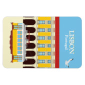 Gele  lifttram magneet (Horizontaal)