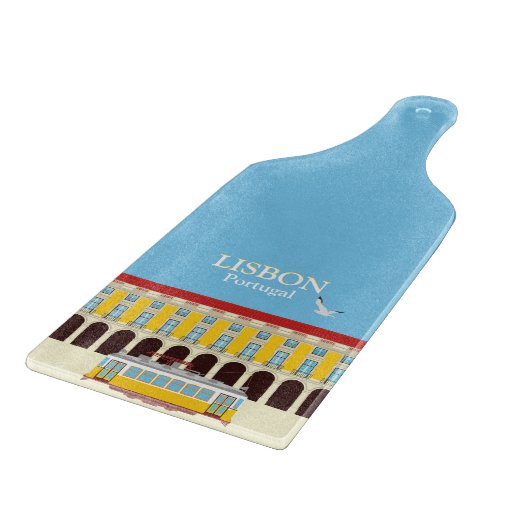 Gele  lifttram snijplank (Hoek)