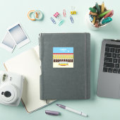 Gele lifttram sticker (iPad Cover)
