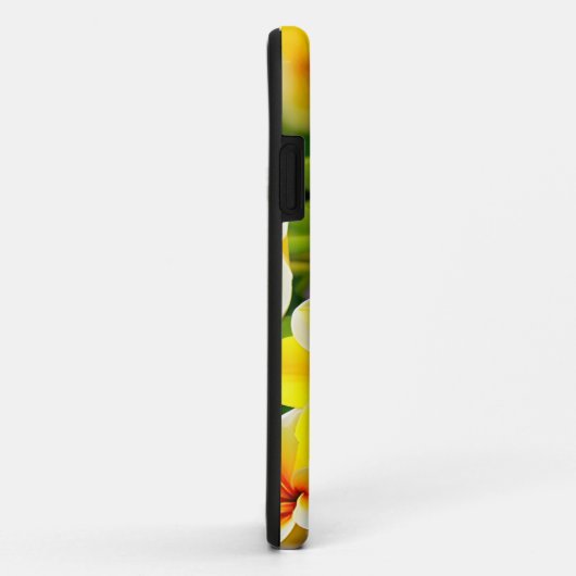 gele lila bloemen Case-Mate iPhone case (Achterkant/rechts)