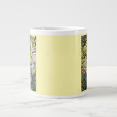 Gele Lilly Glas Grote Koffiekop (Voorkant)