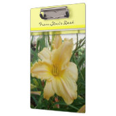Gele Lily Flower Clip Board Klembord (Links)