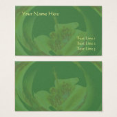 Gele Lily Flower Visitekaartje (Voorkant /achterkant)