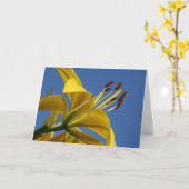Gele Lily Moederdag Kaart (Gele Bloem)