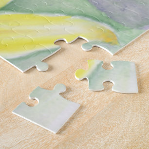Gele Lily Schilderen in acryl Legpuzzel