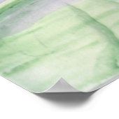 Gele Lily Schilderen in acryl Poster (Hoek)