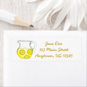 Gele limonade laemon Ade Pitcher-labels Etiket (Insitu)