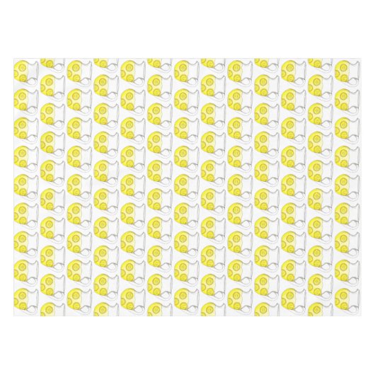 Gele limonade limonade Drink in pap Tafelkleed (Voorkant (Horizontaal))