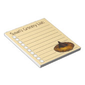 Gele limonade Pitcher Aangepaste lijst van de kers Notitieblok (Schuin)