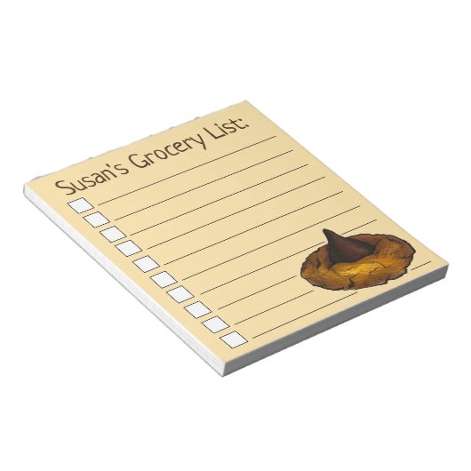 Gele limonade Pitcher Aangepaste lijst van de kers Notitieblok (Schuin)