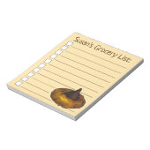 Gele limonade Pitcher Aangepaste lijst van de kers Notitieblok (Linkerzijde)