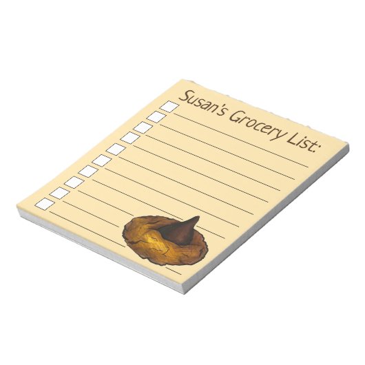 Gele limonade Pitcher Aangepaste lijst van de kers Notitieblok (Linkerzijde)