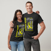 Gele lint Endometriose bewustzijn Dochter Sup T-shirt (Unisex)