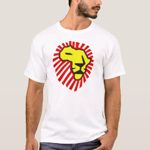 Gele Lion Red Mane deze keer voor Afrika Shirt
