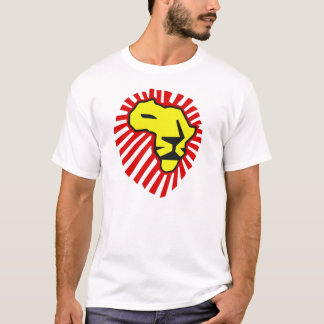 Gele Lion Red Mane deze keer voor Afrika Shirt