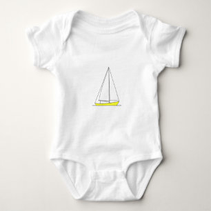 Gele Logo met Sloop Romper