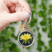 Gele Lotus Waterlelie Sleutelhanger (Hand)