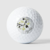 Gele Lovevogels Aangepaste Golf Balls Golfballen (Voorkant)