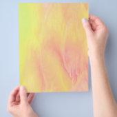 Gele lucht bulk scrapbookpapierpagina's flyer (Hand)