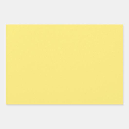 Gele luiken, groene bladeren en witte bloemen inpakpapier vel (Voorkant 2)