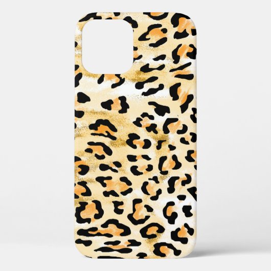 Gele luipaard, met de hand getekend. Case-Mate iPhone case (Achterkant)