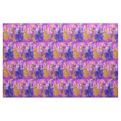 Gele lupineverbinding stof (Yard (91,4 cm))