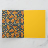 Gele Luxe Bloemen Kaart (Binnen)