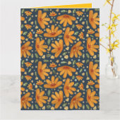 Gele Luxe Bloemen Kaart (Gele Bloem)
