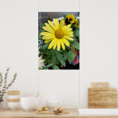 gele maaltijd poster (Keuken)