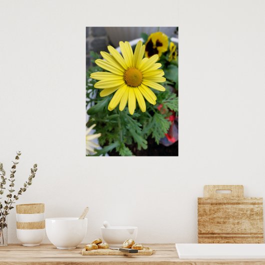 gele maaltijd poster (Keuken)